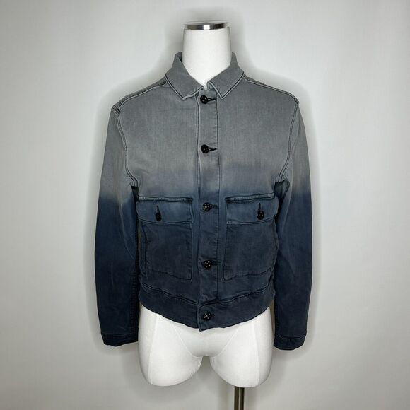 Lularoe Blue Ombre Kenny Denim Jacket Size Small - Picture 1 of 10